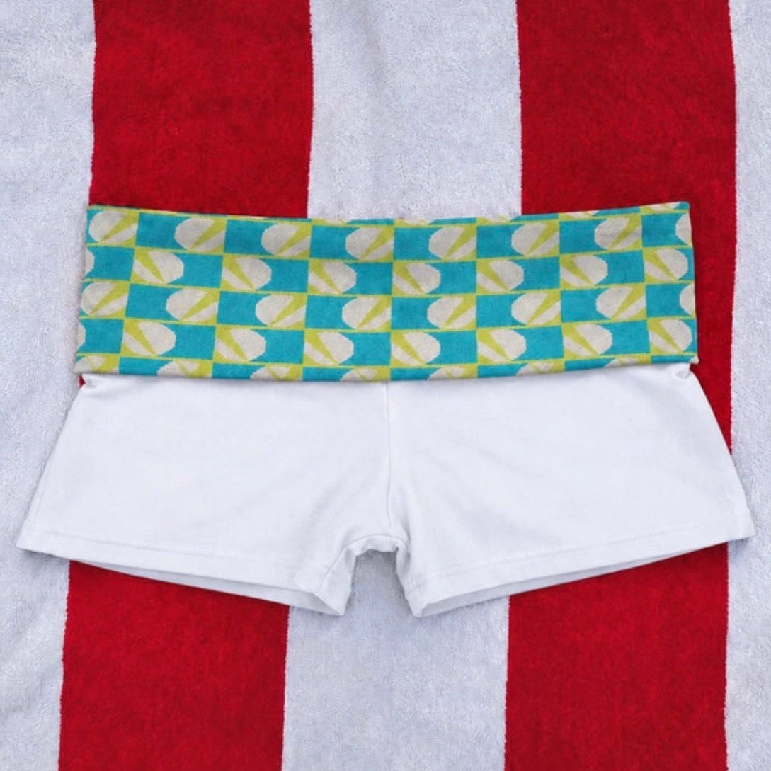 Low rise mini shorts