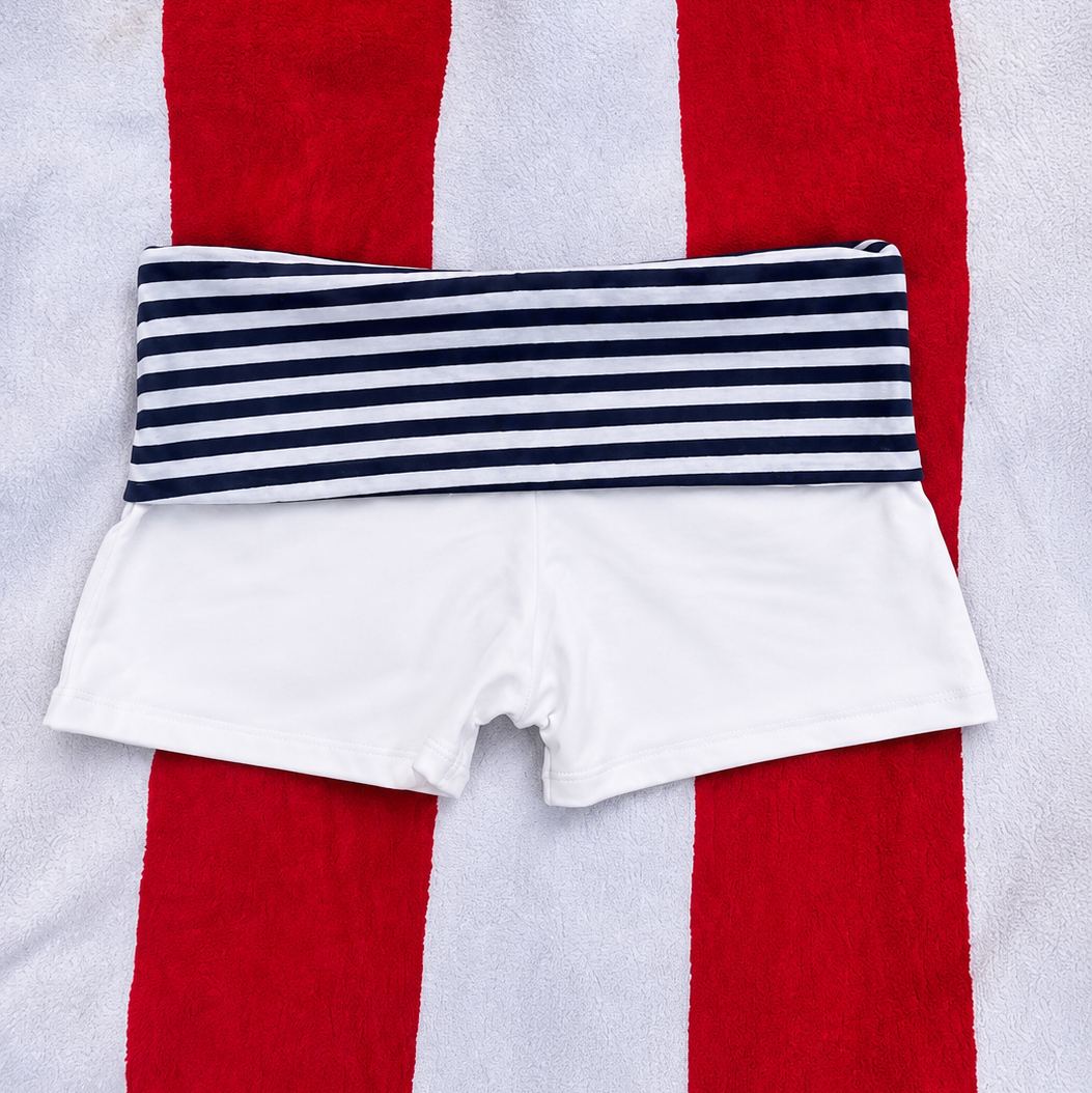 Low rise mini shorts