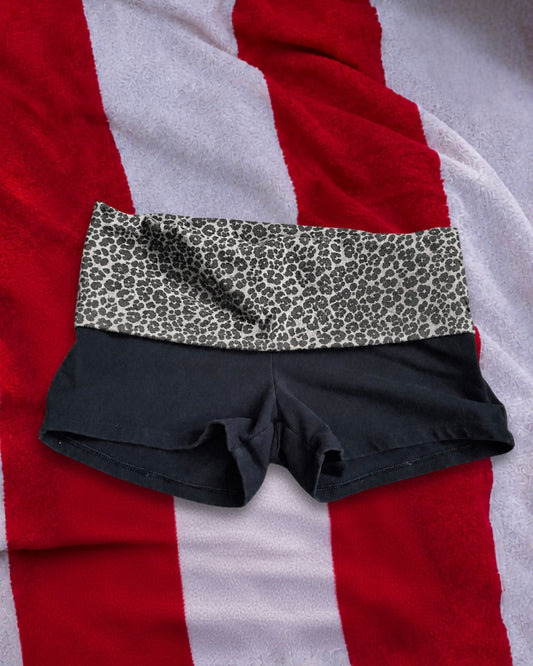 Low rise mini shorts