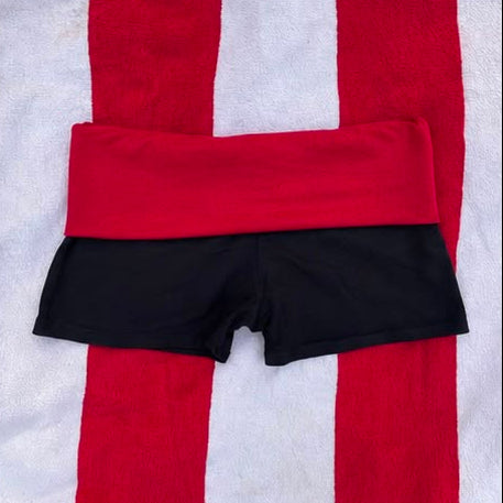 Low rise mini shorts