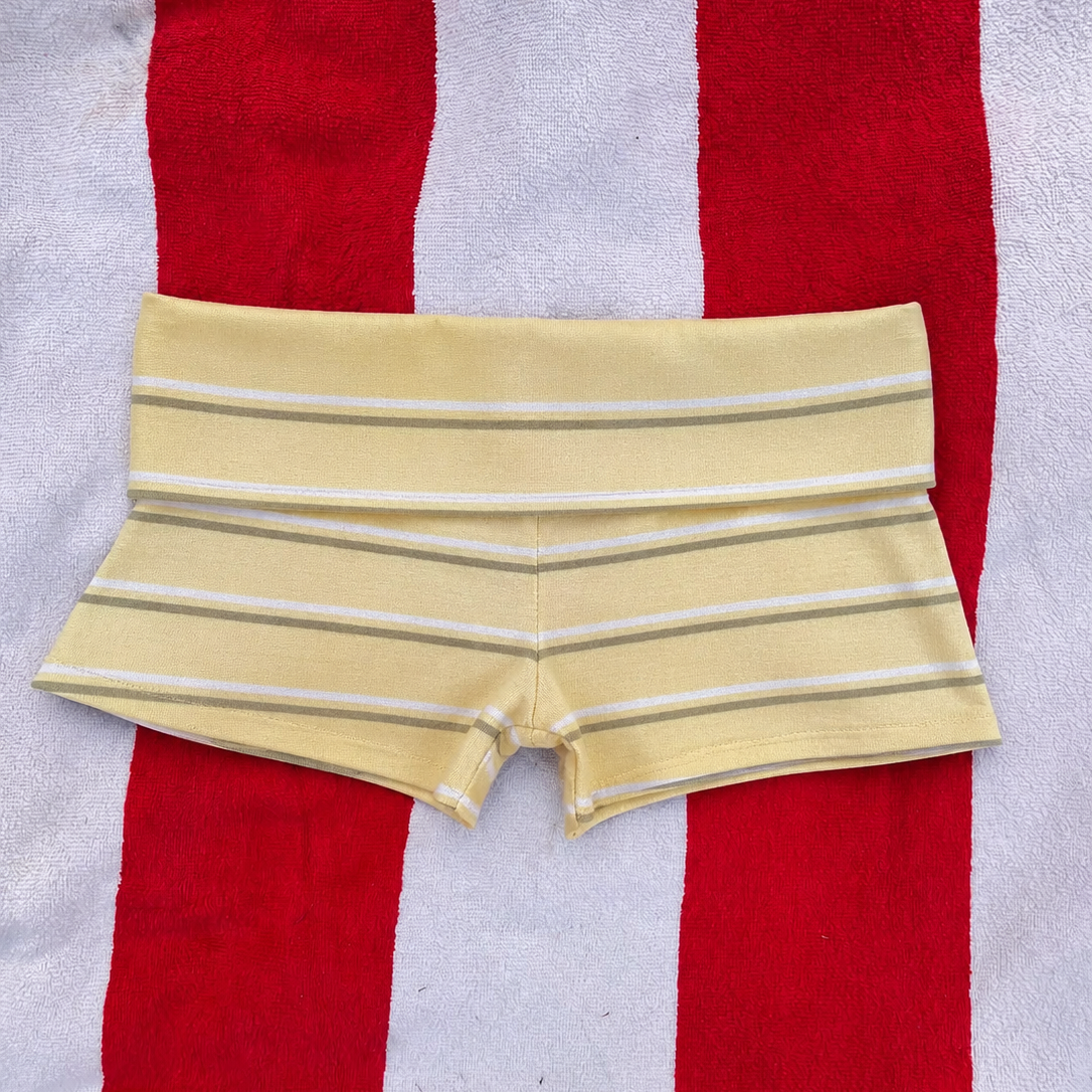 Low Rise Mini Shorts